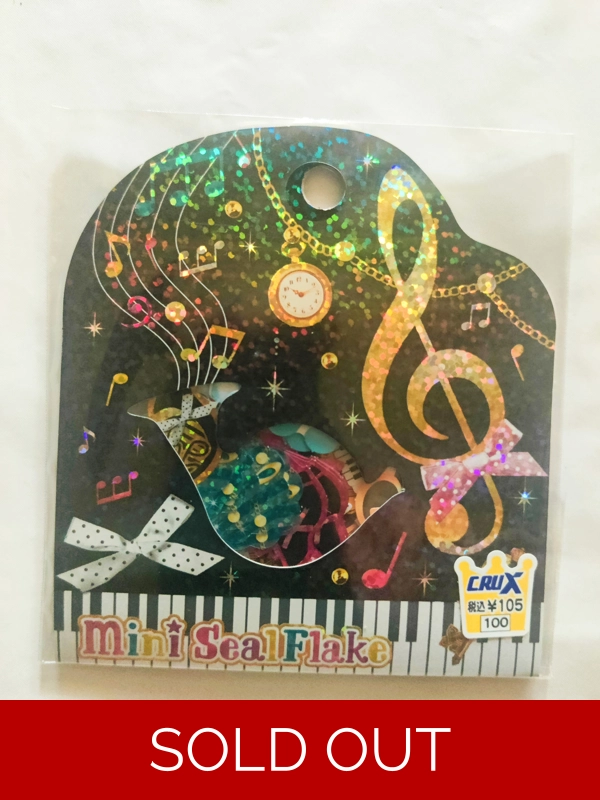 Crux Music Kawaii Sticker Flake Sack